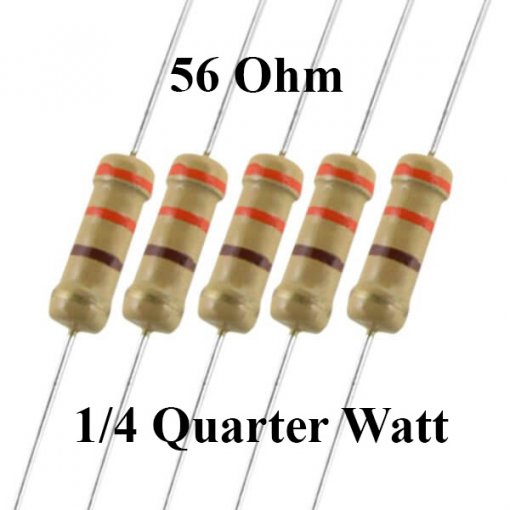 56 Ohm 1/4 Watt Resistor - EEEShopBD https://www.eeeshopbd.com