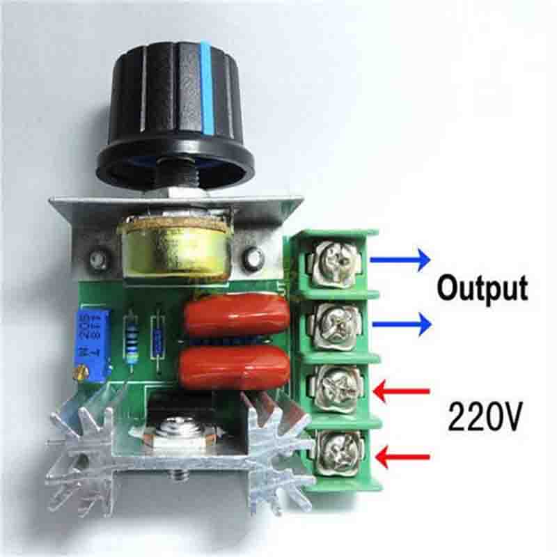 2000W AC Motor Speed ​​Controller 50A 50-220V Adjustable Voltage Regulator  Motor Speed ​​Controller - EEEShopBD